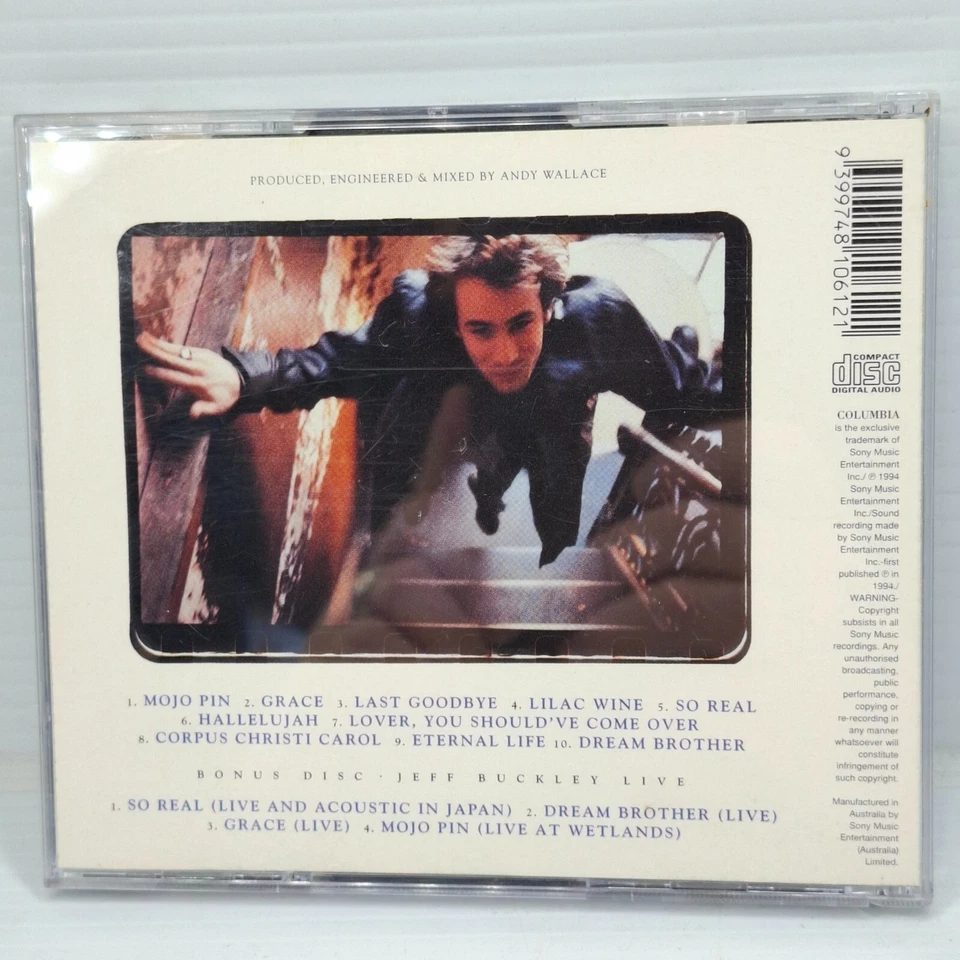 JEFF BUCKLEY Grace RARE AUSTRALIAN TOUR 2 CD SET EXCELLENT CONDITION - Image 2 of 2