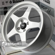 4 Circuit Performance Cp22 16x7 4x100 35 Gloss White Wheels Jdm Spoon Style