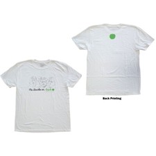 Image of The Beatles Men's on Apple T-Shirt, White, X-Large