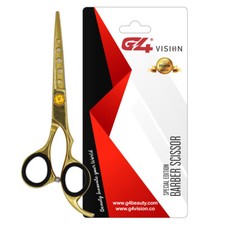G4 Professional Barber Scissors Gold Hair Razor Edge Haircut Shears Stainless