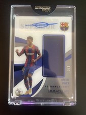 2021-22 Panini Immaculate Soccer Superior Swatch Signatures Ansu Fati 3/5 SSP