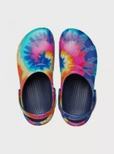 CROCS Bistro Graphic Clog Tie Dye Shoes Sandals Clog Men  s SIZE US 12 204044-410