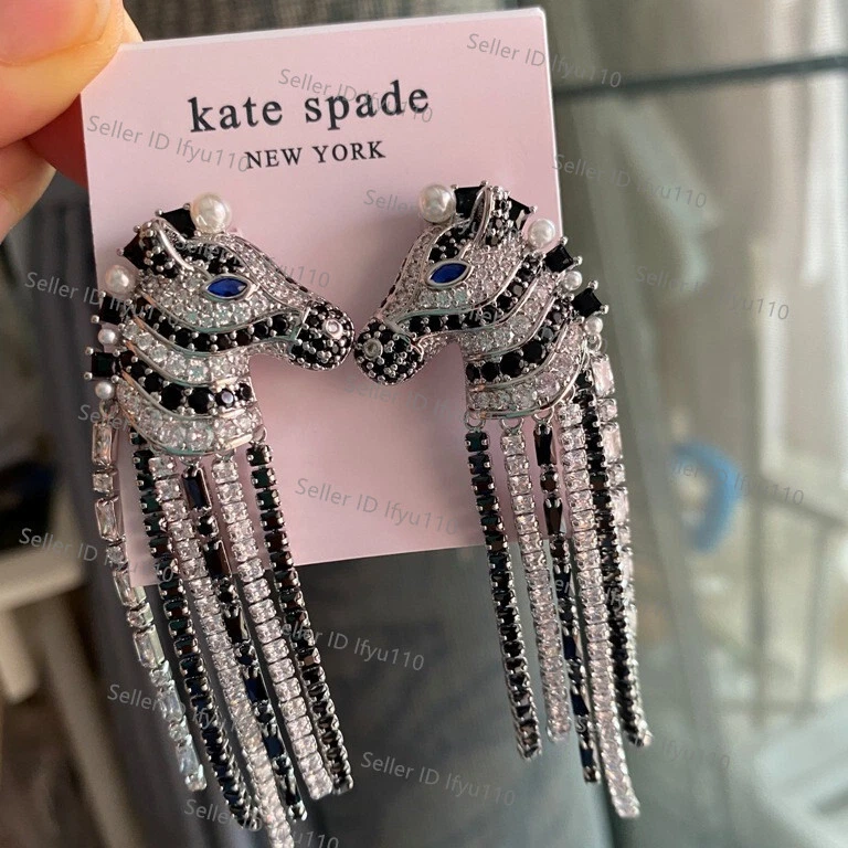 Zebra earrings deals