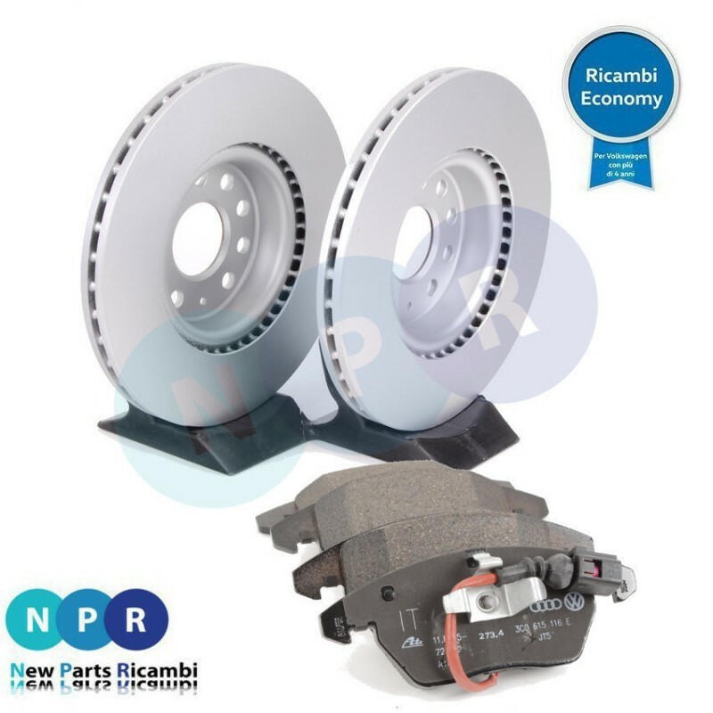 KIT FRENI ORIGINALE AUDI A3 8P TDI 2.0 140CV JZW698351JB