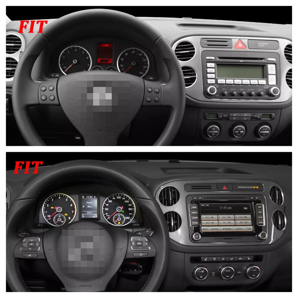 Für VW Tiguan 2009-2017 Android 13 Autoradio CarPlay 2+32GB GPS WIFI SWC FM BT - Bild 4 von 4