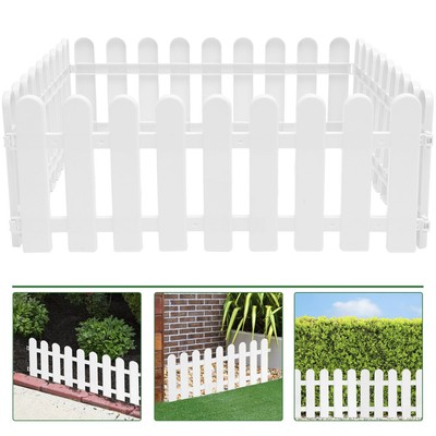 4 Pcs Der Zaun Plastik Pflanzendekor Haustierzaun Terrassenzaun eBay