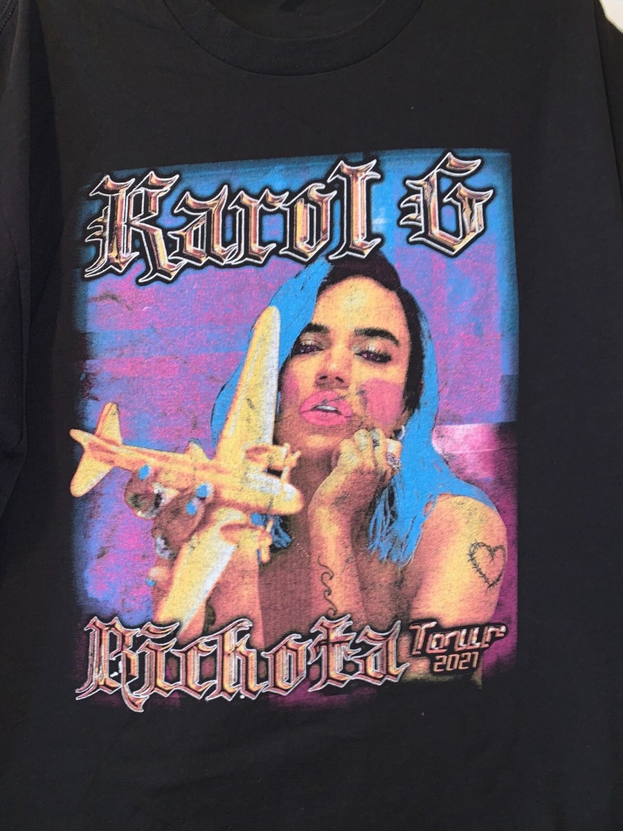 KAROL G. RICHOTA TOUR 2021 RAP TEE SHIRT SIZE XL CHEST PIT TO PIT