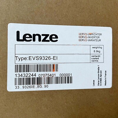 EVS9326-EI NEW LENZE EVS9326EI SERVO INVERTER