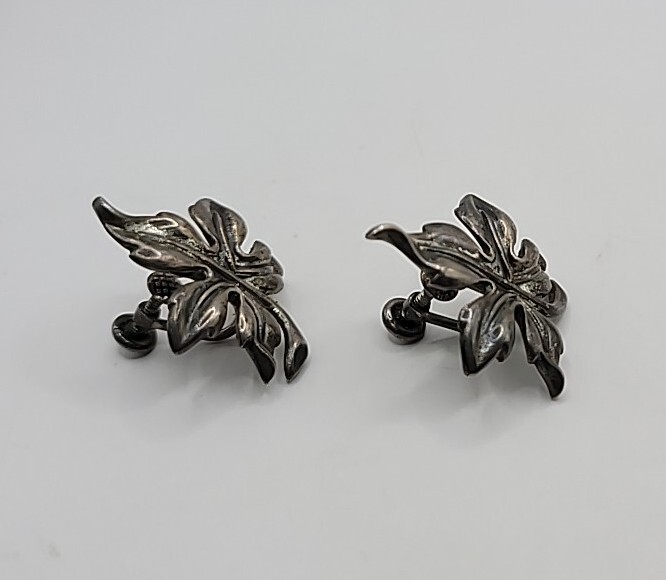 Danecraft Sterling Silver Structured Leaf Maple S… - image 6