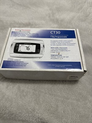 Radio Thermostat CT30 7 Day Programmable Thermostat NEW Open Box