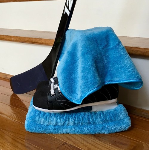 Deluxe Mikrofaser Schlittschuh Blade Cover (Soaker) & Skate Wipe Care Kit - Bild 7 von 49