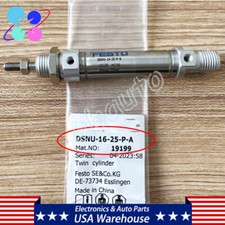 New Cylinder Replacement For FESTO DSNU-16-25-P-A DSNU1625PA 19199 New In Bag