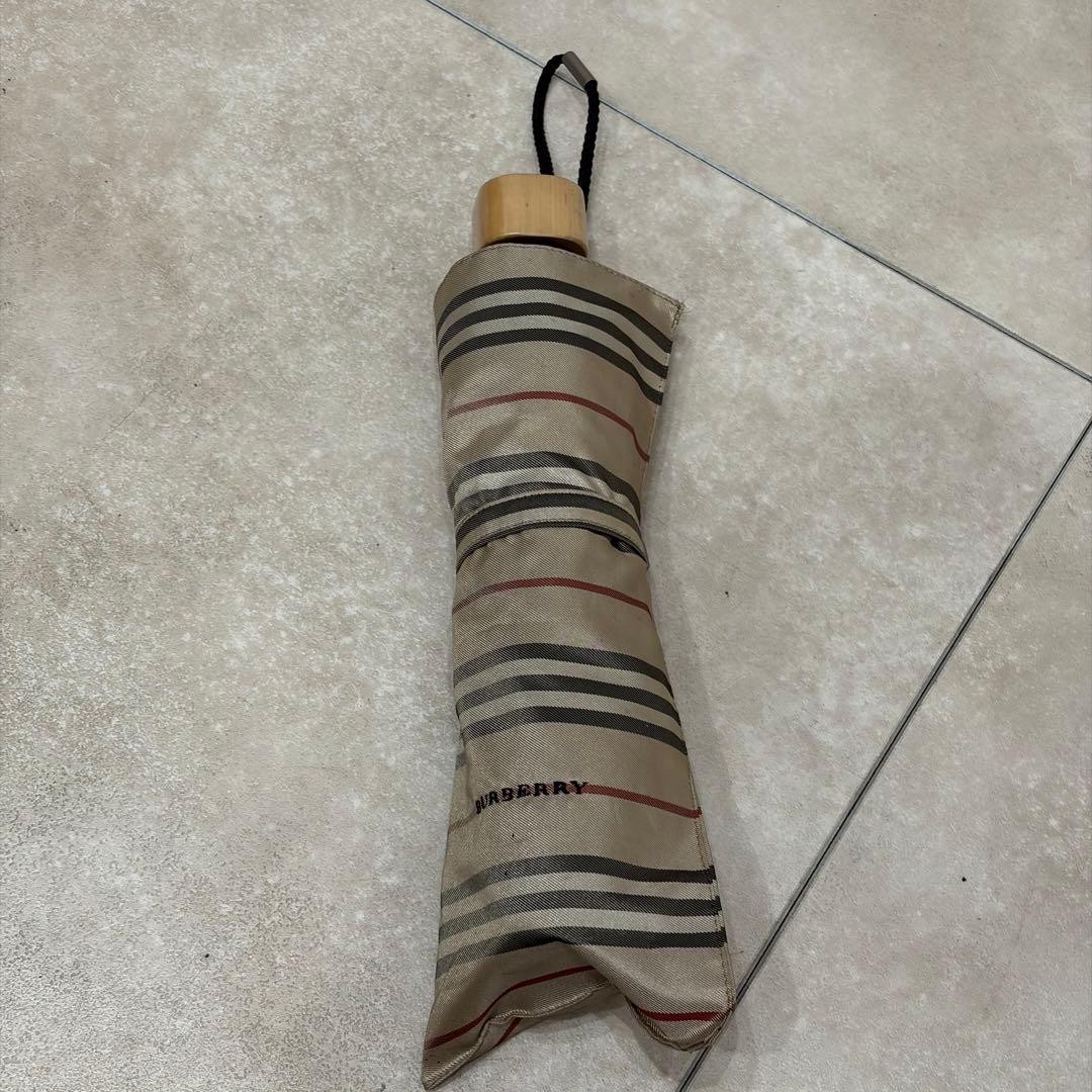 Burberry Foldable Umbrella Check Pattern Classic … - image 12
