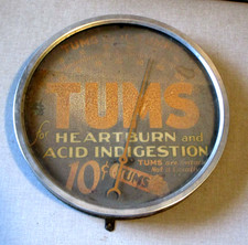 1930S TUMS-FOR TUMMY- HEARTBURN- STORE DISPLA...