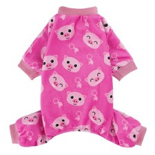 Kosiyi Dog Clothes for Small Dogs Girl Boy Medium Chest 17in , Pink Pig