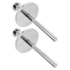 2Pcs Stainless Steel Produce Bag Roll Holder, Wall Mount Dispenser