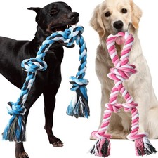 Durable Rope Dog Toys 2-Pack for Aggressive Chewers, Heavy Duty Tug  Chew Toys