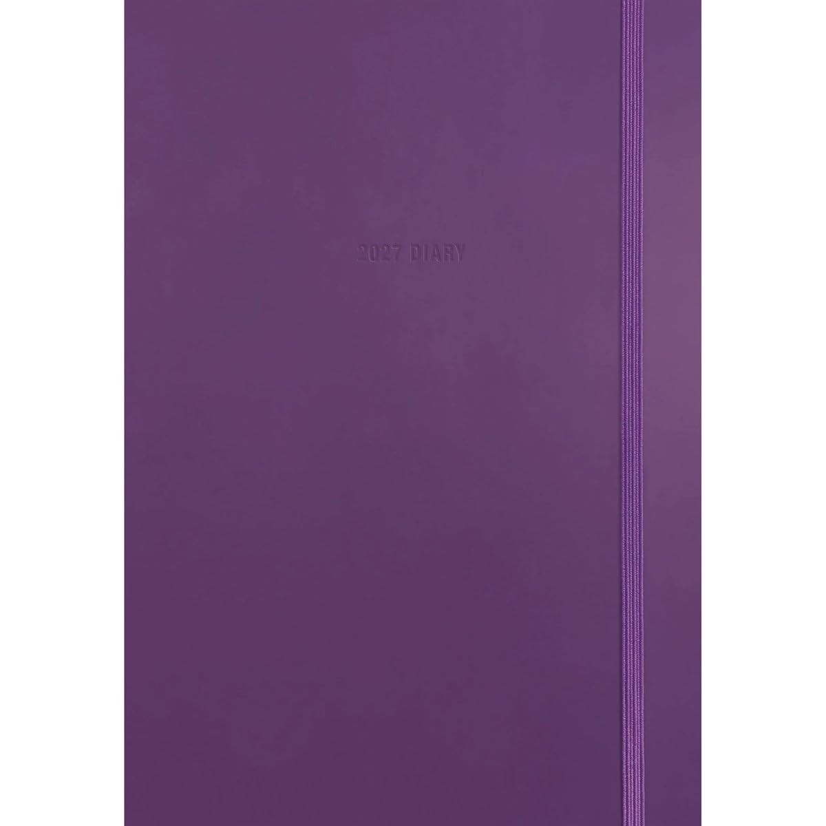 Fashion Diary Purple Soft Touch A5 Diary - Image 2