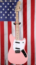 Squier FSR Sonic Mustang - Shell Pink