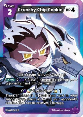 Crunchy Chip Cookie BS3-111 SR