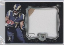 2014 Bowman Sterling Rookie Black Refractor 13/50 Tre Mason Jumbo Patch 3j2