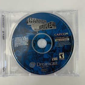 Cannon Spike for Sega Dreamcast Capcom Rare Game Disc Only | Shoot 'Em Up Game