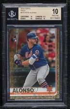 2019 Topps Gold 433/2019 Pete Alonso #475 BGS 10 PRISTINE k0w