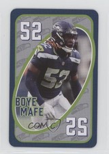 2024 Uno Fandom NFL Seattle Seahawks Silver Boye Mafe #52 0c4