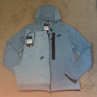 nike tech fleece tracksuit washed baby blue M/M new DD3100-424 CZ9918-424