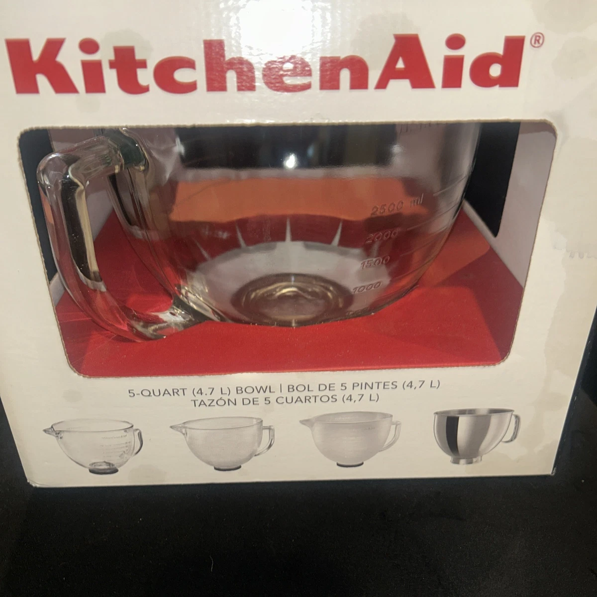 KitchenAid Glass Bowl Clear Countertop Mixers for sale | eBay