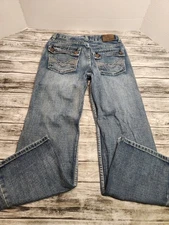 FlypaperJeans Boys Size 12 Adjustable Waist  Boot Cut Jean Medium Wash 