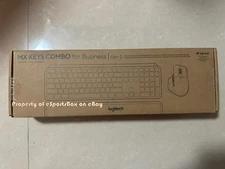 NEW Logitech MX Keys Combo Gen 2 Keyboard/Mouse Bundle for Business - Graphite