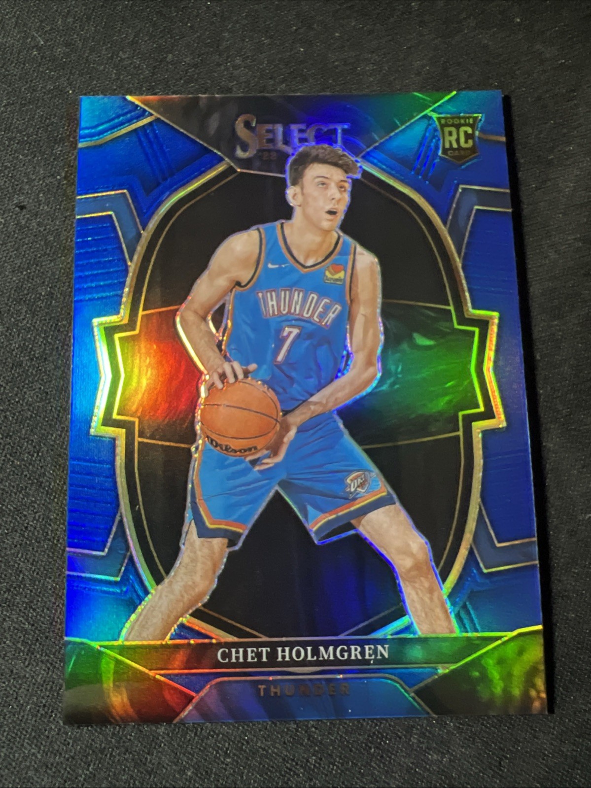 2022 Panini Select Blue Prizm Concourse #83 Chet Holmgren