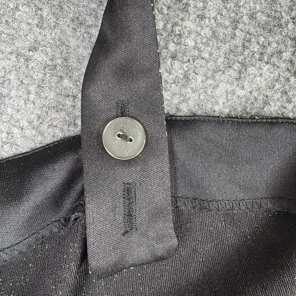 Coldwater Creek Top Mujer 3X Negro Plata Cachemira Metálico Brillo Fiesta Vacaciones Foto 4 de 4