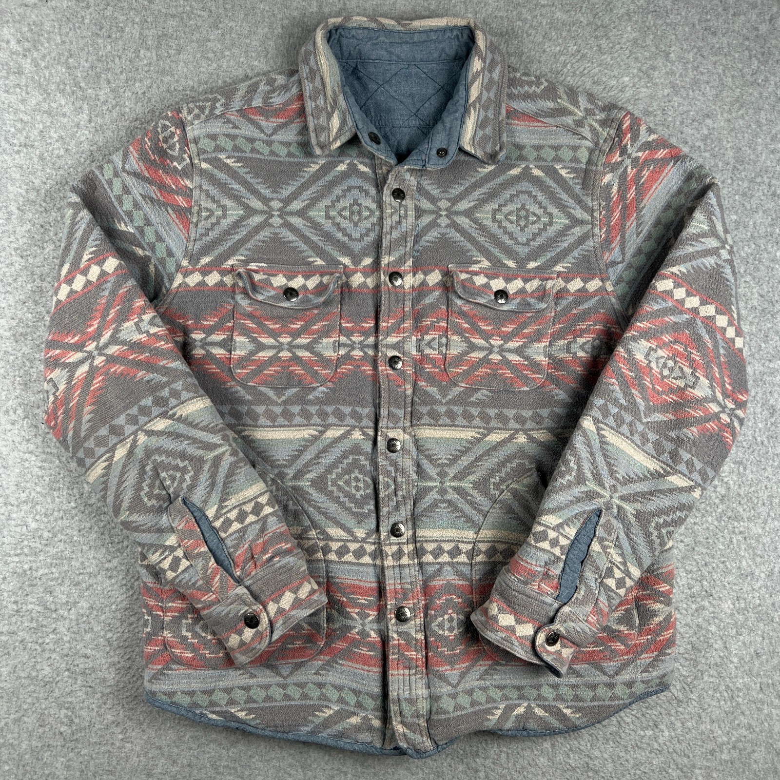 Faherty Bondi Reversible Jacket Aztec Southwest L… - image 1
