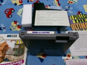 #933 Wheel of Fortune Feat. Vanna White - (NES) *CIB + Case Protector* Tested!
