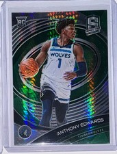 2020-21 Panini Spectra Anthony Edwards Rookie RC Variation Asia Green #101