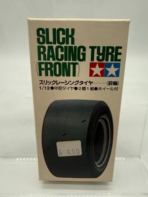 Modellbau - Tamiya - Slick Racing Tyre (Front) - 1:12 - 8.6/20.0-13