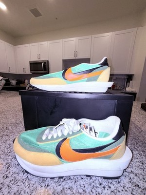 New Sacai x Nike LDWaffle green gusto
