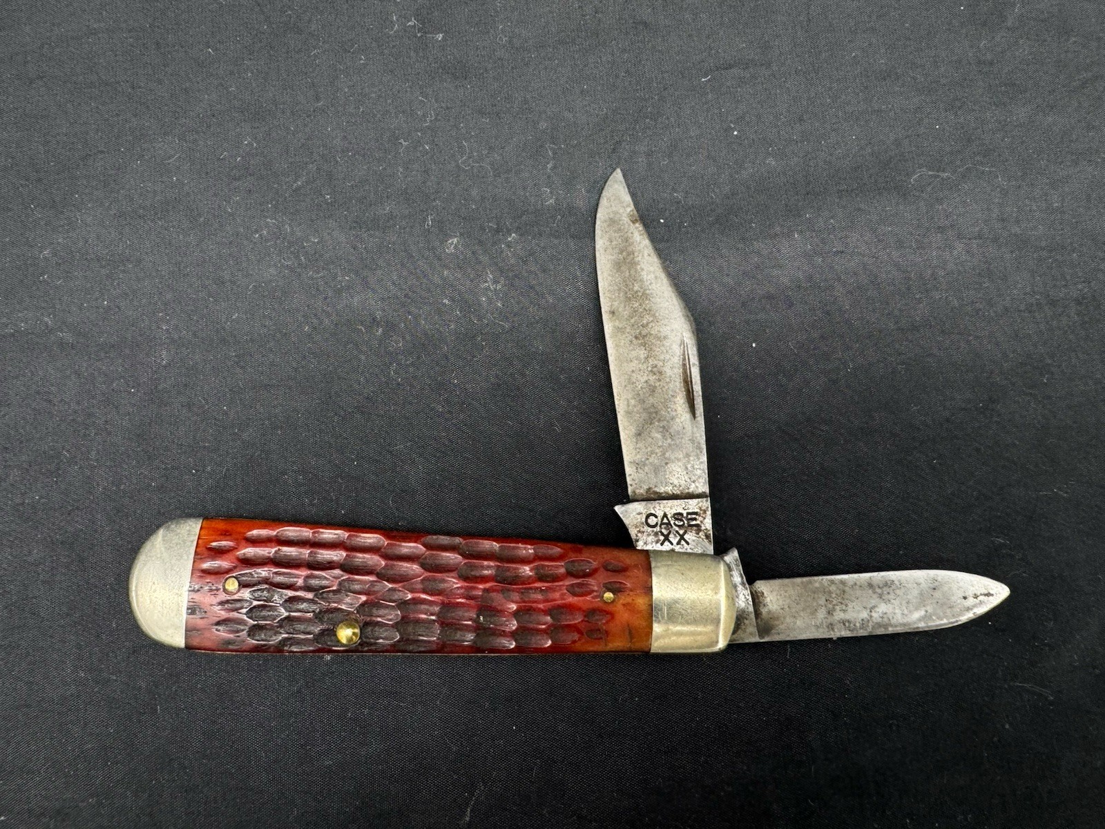 VINTAGE 1940-1964 CASE XX 6235 1/2 RED BONE JACK KNIFE