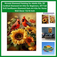 Diamond Painting for Adults Kits, 5D Cardinal Diamond Art Kits for Beginners,...