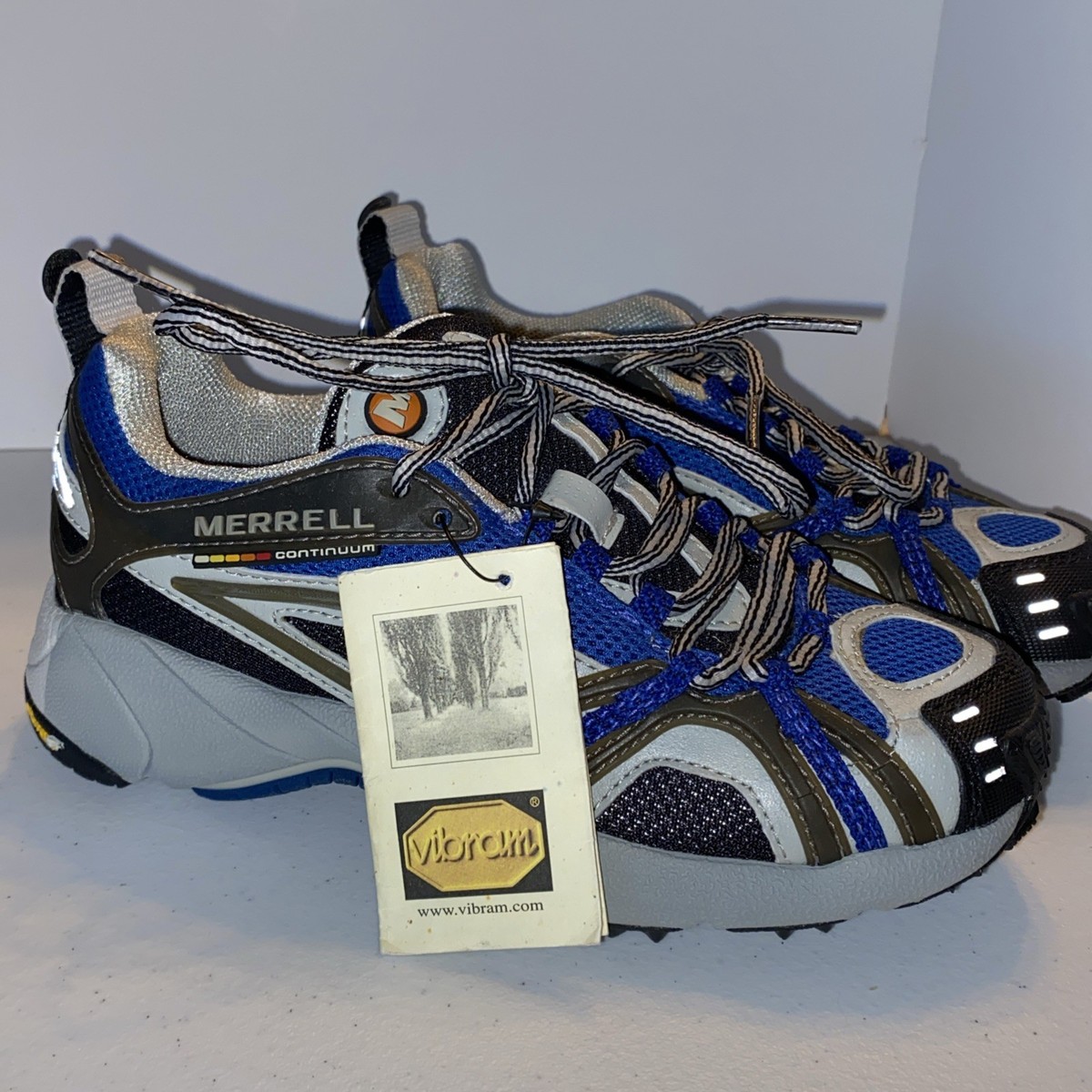 Merrill NEW Full Pursuit Gore-Tex XCR Mens US 11 Continuum Vibram Hiking Shoes merrell continuum vibram Full Pursuit Blue Black Hiking Shoe  main image 3