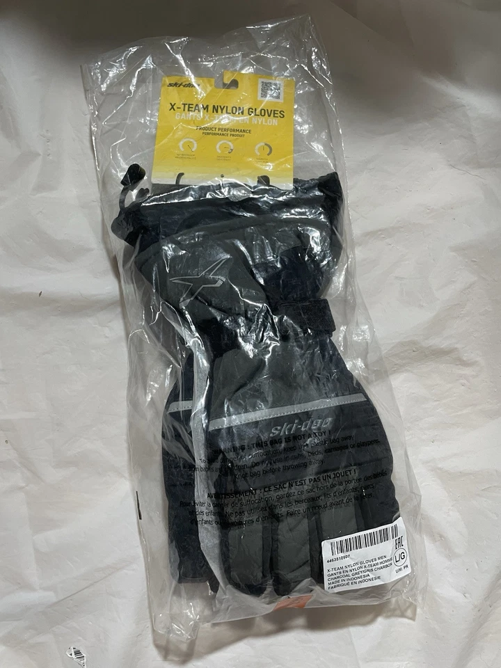 $100 Guantes Ski-Doo Para Hombres X-Team Nylon Moto de Nieve Impermeable/Viento XL O3 Foto 2 de 4