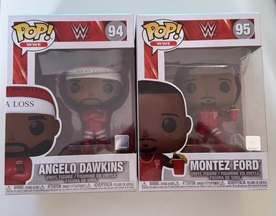 WWE Funko Pop #94 #95 Montez Ford Angelo Dawkins Street Profits Wrestling Neu