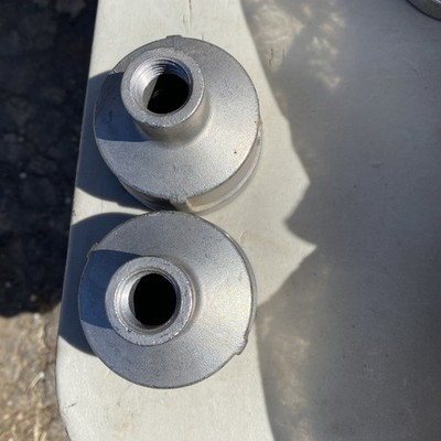 2'' X 1/2'' 150 Female NPT Bell Reducer Coupling 304 Stainless  lot of 2
