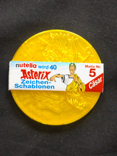 Asterix wird 40 Zeichenschablone  - C&auml;sar -  Nutella 2005  Original Nr: 5
