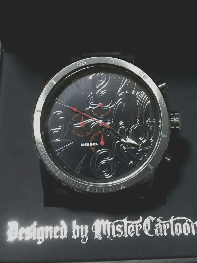 Diesel Mr. Cartoon Limited Edition Watch Collaboration Wristwatch