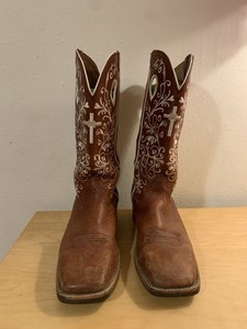 Twisted X WRS0012 Women’s Leather Embroidered w/Cross Cowgirl Western Boots 8B