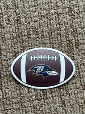 Baltimore Ravens 2 inch Vinyl Football Sticker