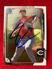 NICE! Sal Romano 2015 1st Bowman Chrome #BCP49 Cincinnati Reds SIGNED Auto Card